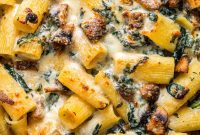Golden Mushroom Pasta Casserole