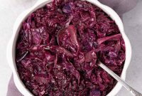 Sweet and Tangy Braised Red Cabbage