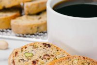Jeweled Cranberry Pistachio Biscotti