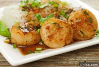 Sweet Chili-Orange Glazed Scallops