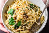 Zesty Lemon Caper Pasta