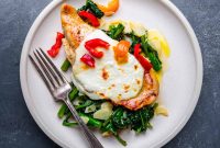 Pan-Seared Chicken with Garlicky Broccoli Rabe