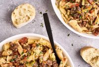 Effortless Ground Lamb Ragu