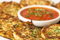 Crispy Parmesan Zucchini Fritters