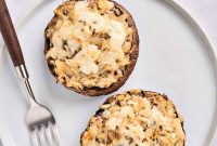 Elegant Crab Stuffed Portobello Caps