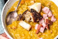 Hearty Smoked Ham and Split Pea Soup