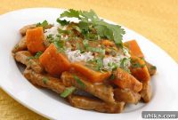 Velvety Red Curry Pork with Caramelized Sweet Potatoes