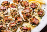 Baked Clams Royale