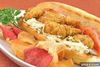 Golden Crispy Oyster Subs