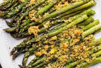 Crispy Parmesan Asparagus Bake