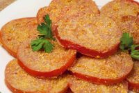 Golden Pan-Fried Tomatoes
