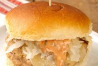 Reubenized Turkey Burger