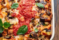 Roasted Eggplant Pasta Bake