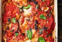 Golden Baked Eggplant Parmesan