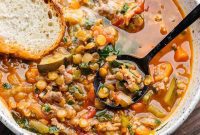 Rustic Sausage and Lentil Pot