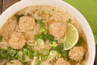 Vietnamese Meatball Noodle Bowl