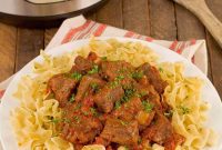Tender Pressure Cooker Hungarian Beef Goulash