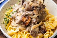 Velvety Beef Stroganoff