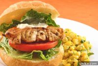 Crispy Grouper Sandwiches with Zesty Mojo