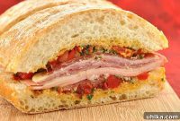 Vibrant Mediterranean Muffuletta