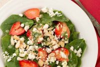 Sweet Strawberry Spinach Salad