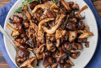 Golden Roasted Mushrooms
