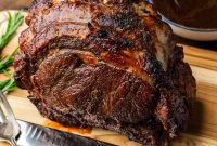 Tender Prime Rib with Rich Beef Drippings