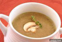 Velvety Mushroom Soup with Sherry and Aromatic Thyme
