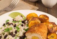 Tropical Plantain Stuffed Chicken Breasts