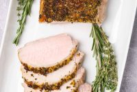 Golden Herb Crusted Pork Loin