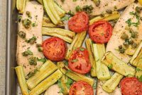 Zesty Mediterranean Traybake Fish