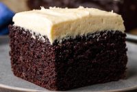 Velvet Guinness Chocolate Cake with Baileys Irish Cream Frosting