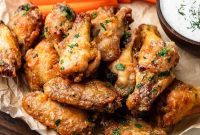 Irresistible Crispy Garlic Parmesan Wings