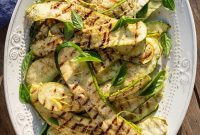 Garlic Herb Grilled Zucchini