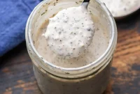 Velvety Parmesan Peppercorn Dressing