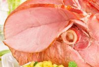 Pineapple Mint Chutney Glazed Ham