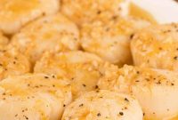 Golden Scallops with Zesty Lemon-Garlic Butter