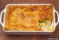 Golden Puff Pastry Chicken Pot Pie