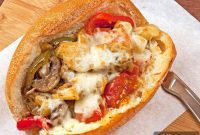 Garlic Roast Veggie Hero