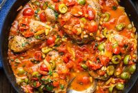 Tuna Siciliana: Olives and Capers