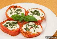 Warm Roasted Caprese Salad