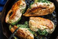 Effortless Spinach Stuffed Chicken