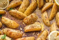 Zesty Lemon Oregano Roasted Greek Potatoes