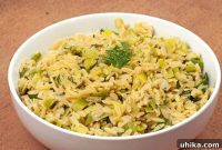 Velvety Leek and Dill Orzo
