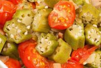 Fresh Okra and Tomato Skillet