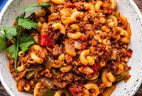 Homestyle American Beef and Macaroni