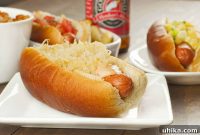 Reuben Loaded Grilled Franks