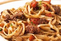 Rustic Chicken Liver Ragu with Linguine