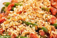 Mediterranean Green Beans and Tomatoes Oreganata