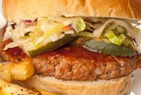 Flame-Kissed Pork Burgers